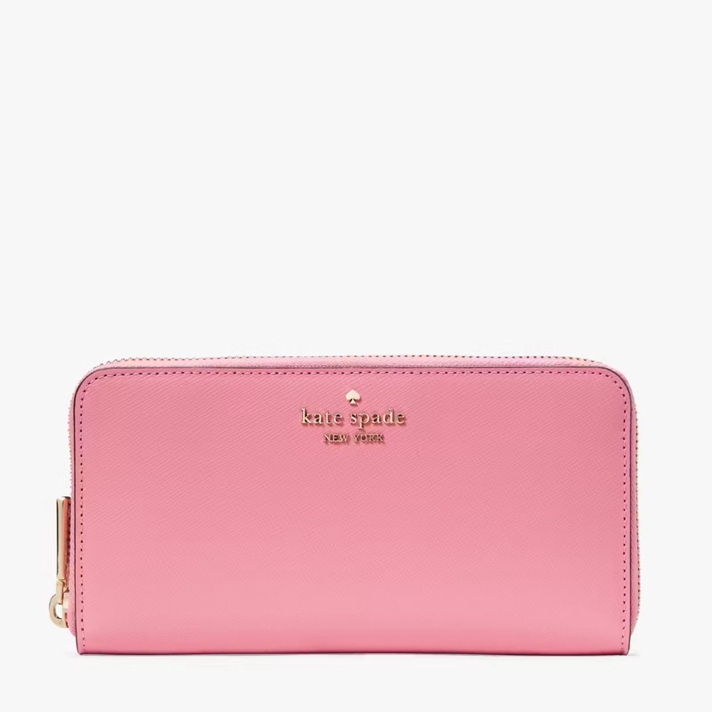 NWT Kate Spade Madison Large Continental Wallet Blossom Pink
